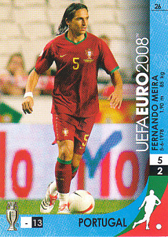 Fernando Meira Portugal Panini Euro 2008 Card Game #26